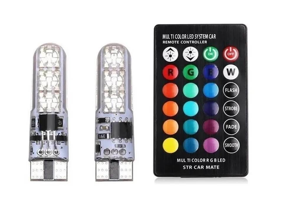 T10 RGB LED POLTTIMOT 12V